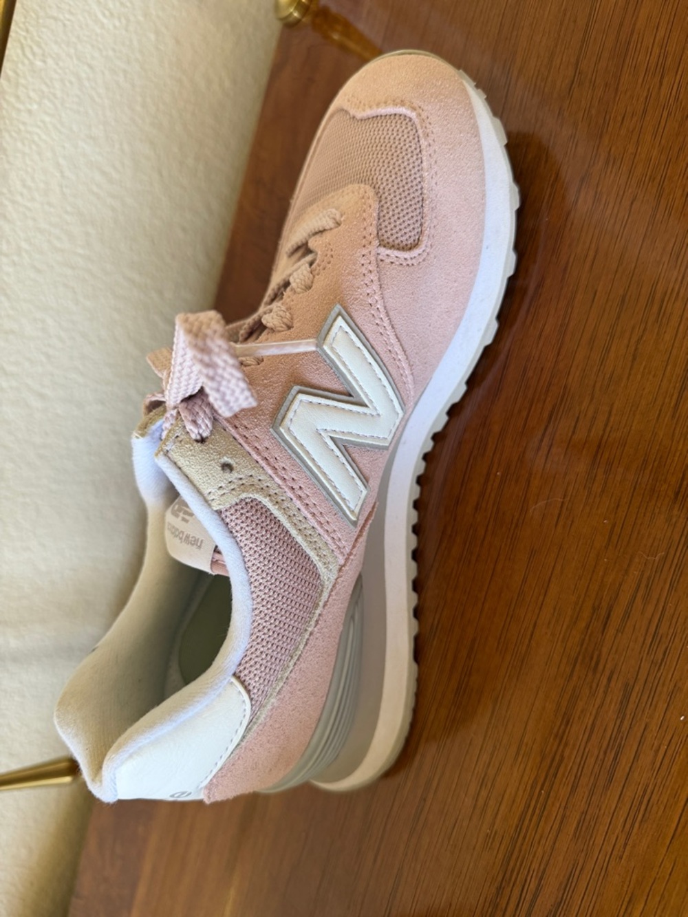 New Balance Women's Pink Classic 574 Size 7.5 - Picture 5 of 11